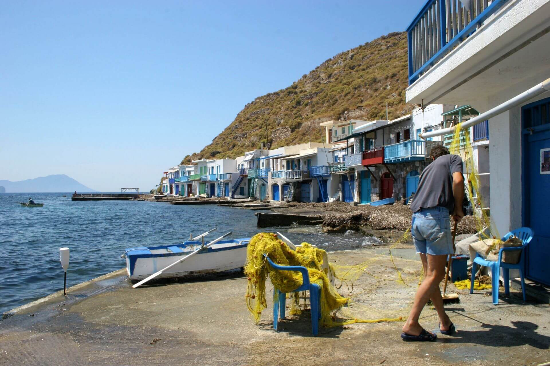 The fishing village of Klima on Milos island