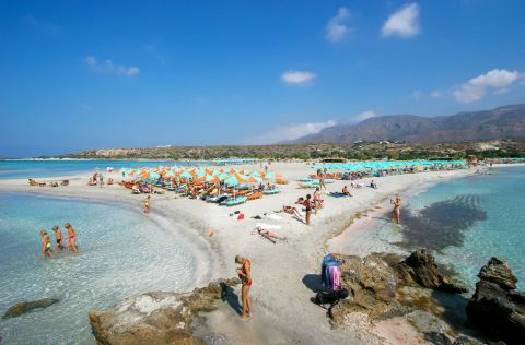 Elafonisi beach in Chania