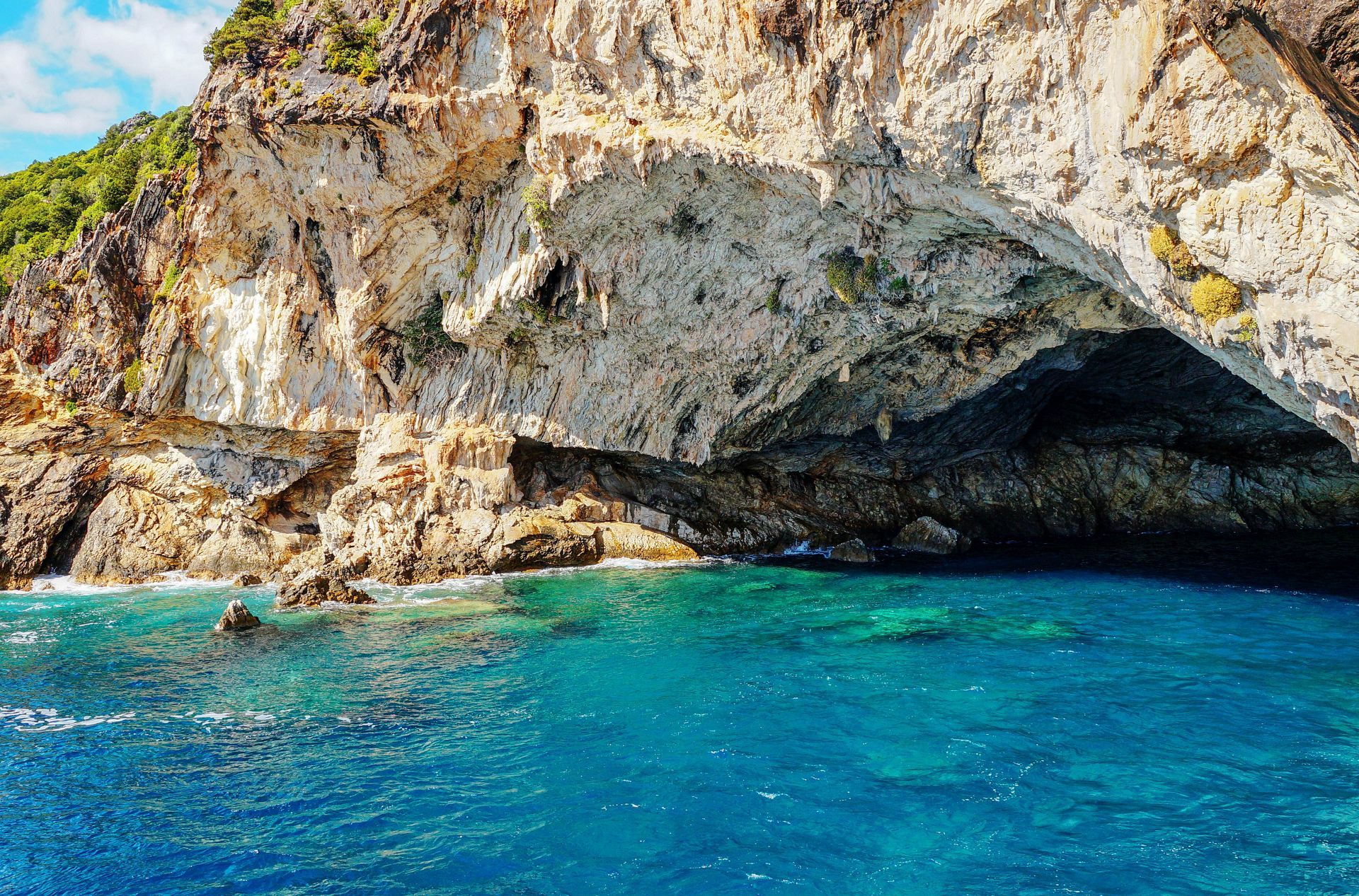 Meganisi island: The Sea caves