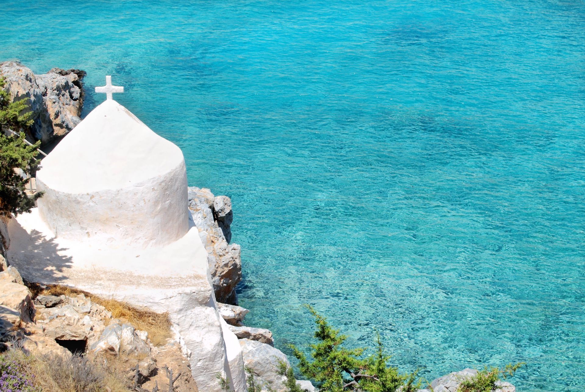Agios Sozon Chapel, one of the most beautiful spots of Naxos island