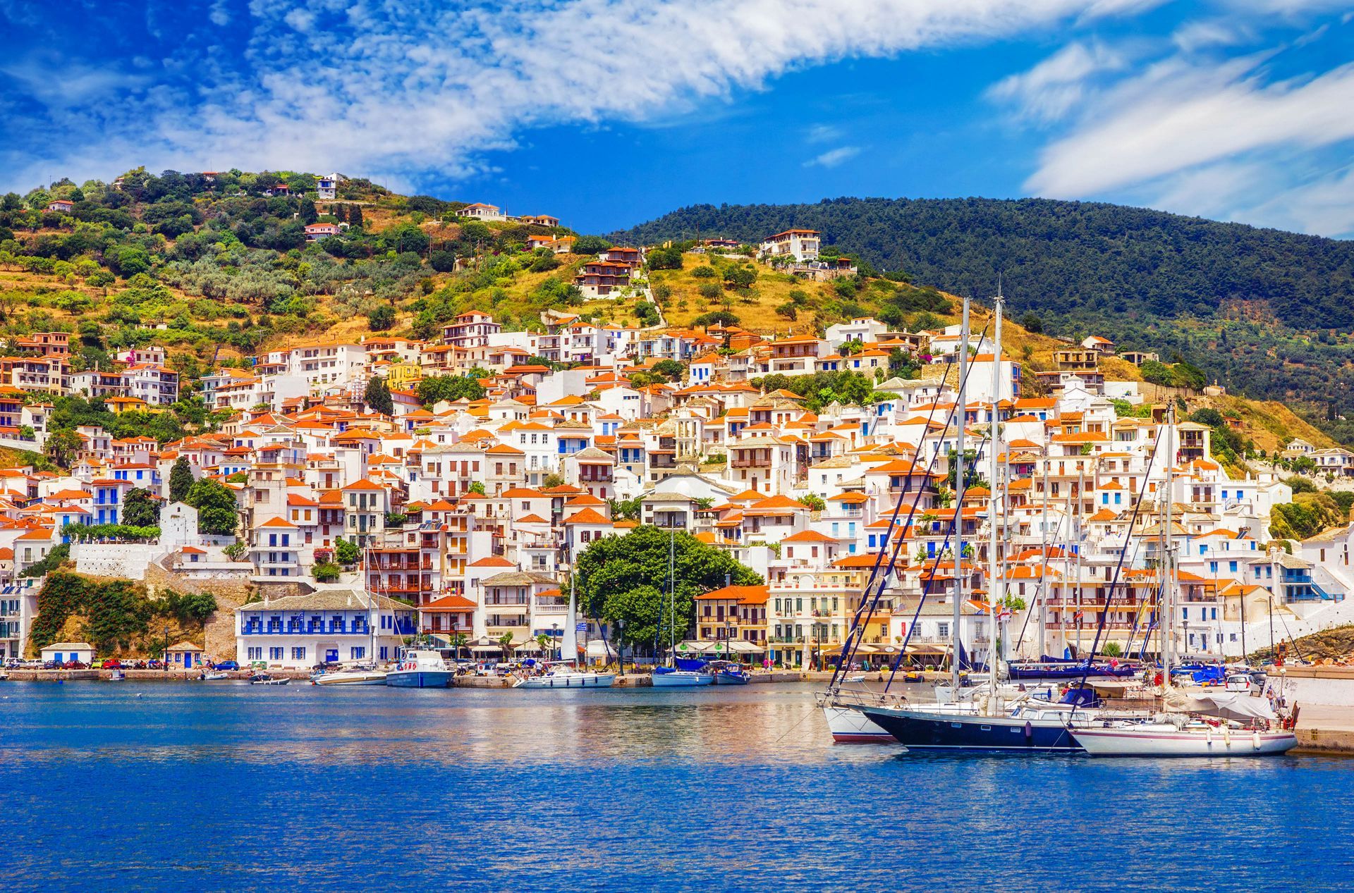 Skopelos Greece: The main Town of the island